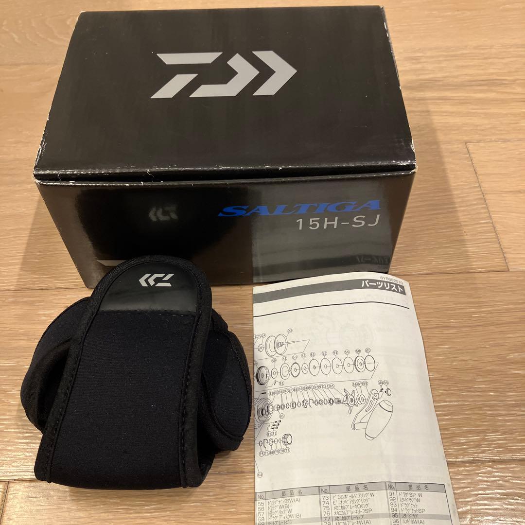 ダイワ　ソルティガ15HーSJ ベイトリール 中古