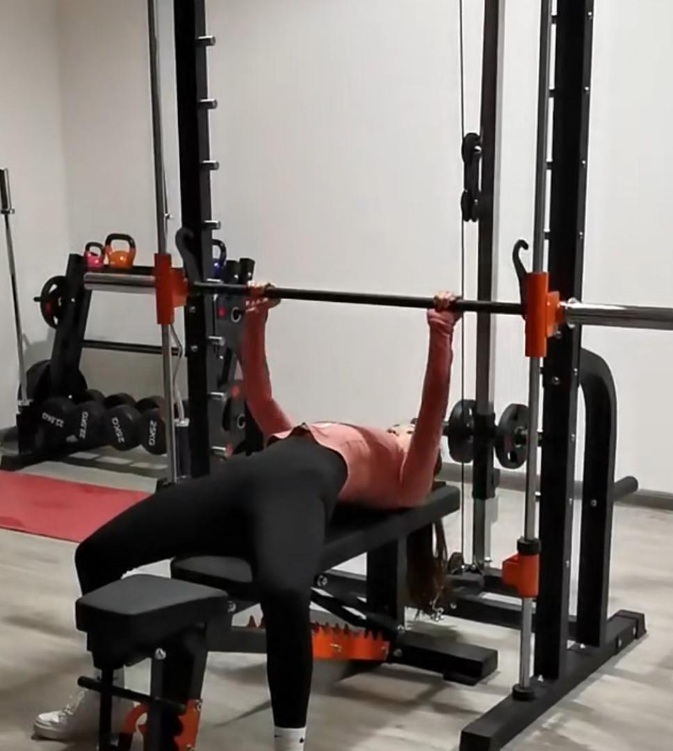 値下げ、スミスマシンパワーラック、ホームジム、筋トレ、SMS、スミスマシン