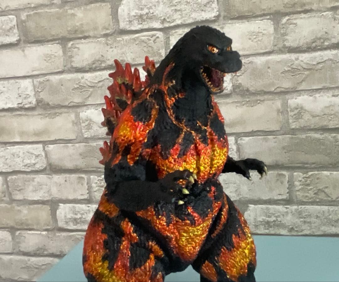 【☆最終値下げ！】東宝30cmシリーズ ゴジラ1995 香港上陸キット完成品