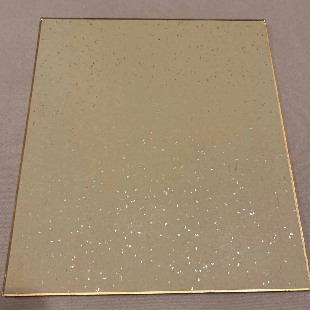 赤塚不二夫　直筆サイン色紙