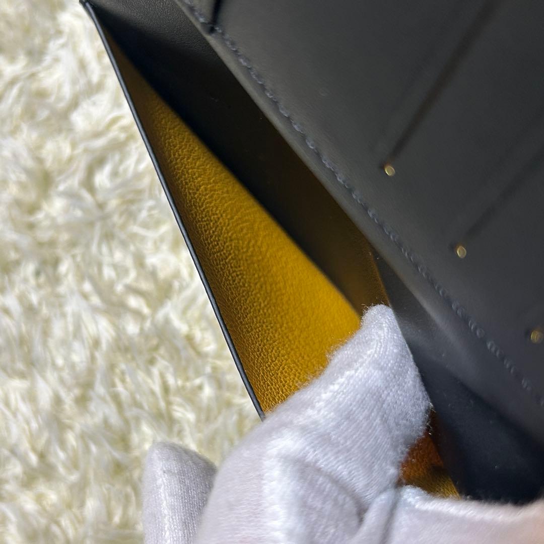 【未使用級】ゴヤール　パスポートケース　カードケース　本革　PVC 黒