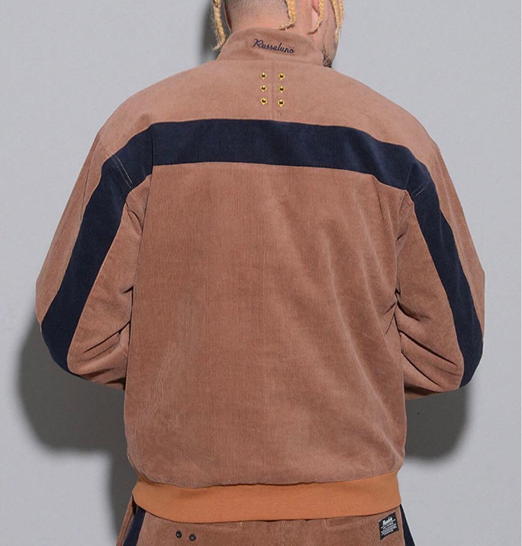 ラッセルノ ゴルフ キャディーバッグ コーデュロイ アノラック ブラウン M 4