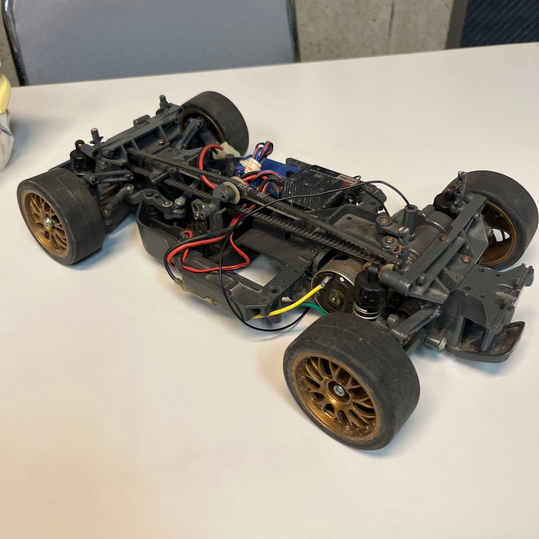 ポルシェ911GT1 TA03R-S プロポ、サーボ付ジャンク部品取りにて