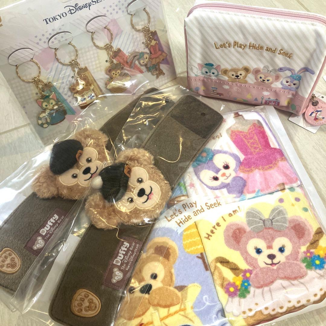 ダッフィー　5点セット　限定　キーホルダー　ポーチ　ハンカチ　スリーブ