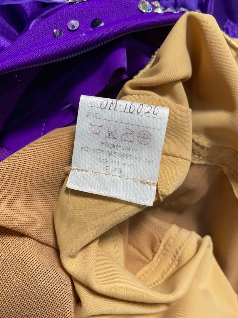 HISAYA 社交ダンス　スタンダードドレス　スワロフスキー