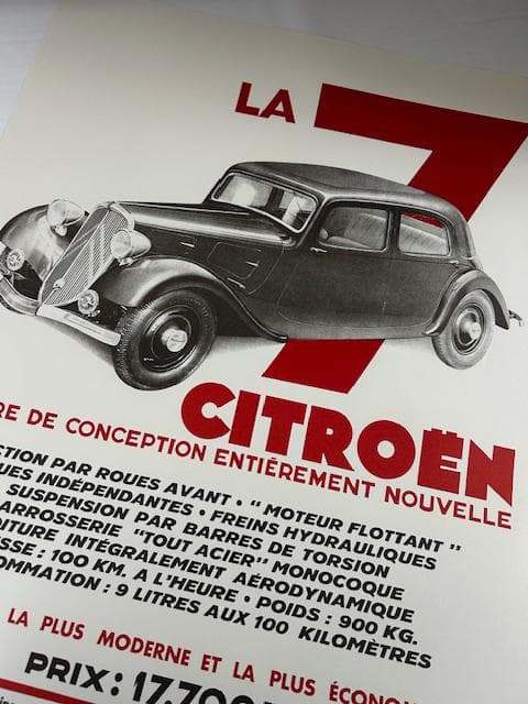 シトロエン CITROEN 7 CV　/アノニマス/アートポスター