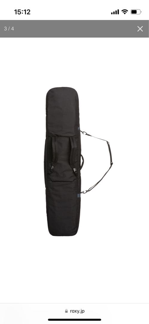 ロキシーショルダーストラップ付き2WAYスノーボードバッグ・ケース