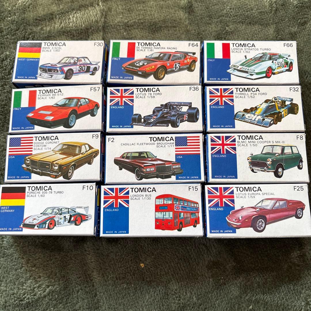 O*。様 TOMICA ミニカー 12台セット 日本製