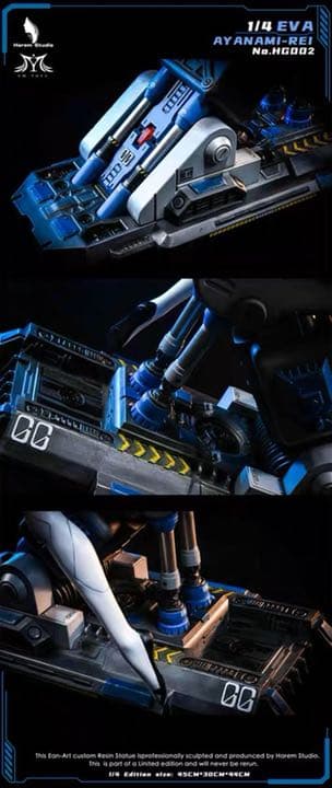 新世紀エヴァンゲリオン 綾波レイ 1/4 ガレージキット ガレキ スタチュー ①