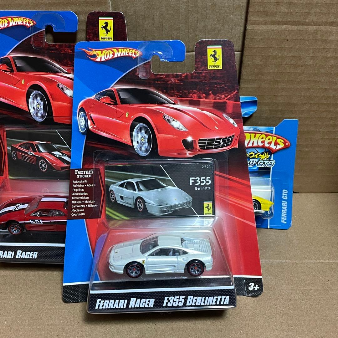 ミニカー Ferrari F355 348TB 288GTO Hot wheels
