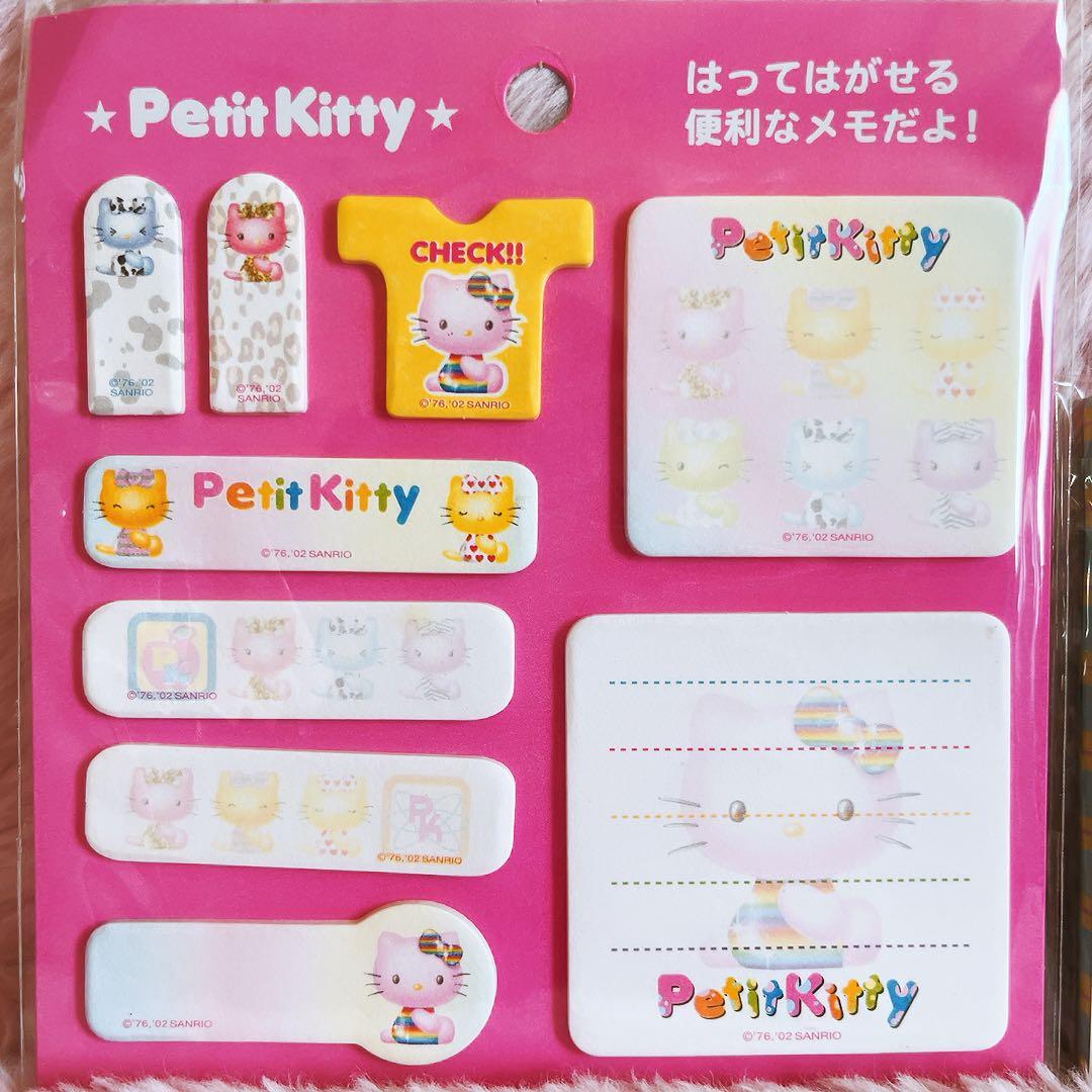 希少レア　ハローキティ　ホシ　レターパッド　メモ　付箋　シール　2002