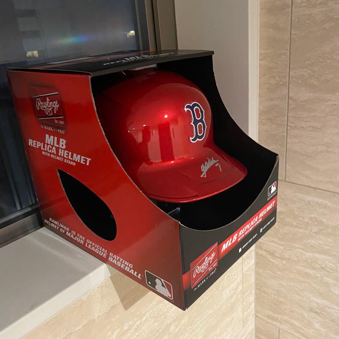 在庫ラスト2 【吉田正尚】　直筆サイン　ヘルメット　検) 大谷翔平　ボール