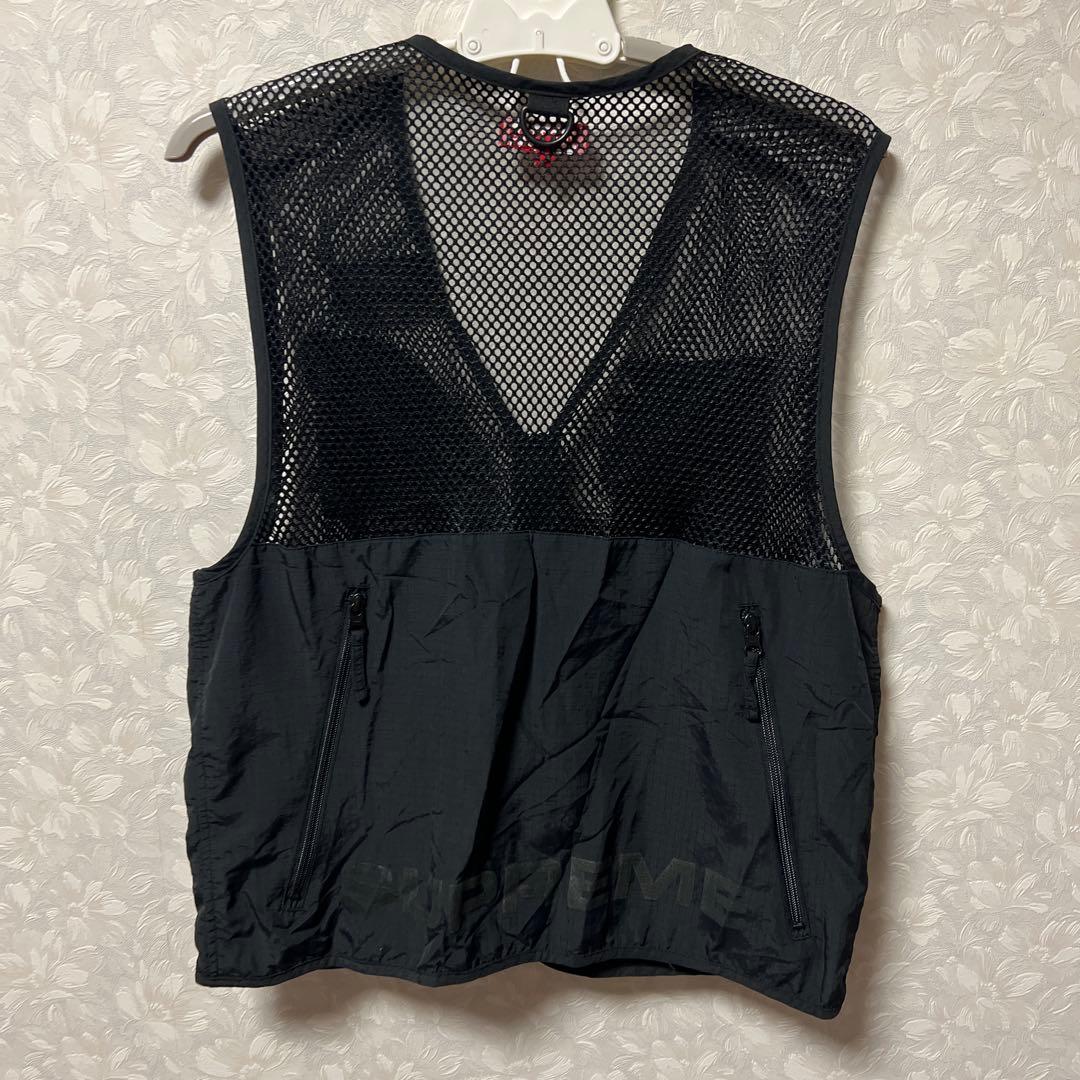 Supreme メッシュフィッシングベスト ブラック