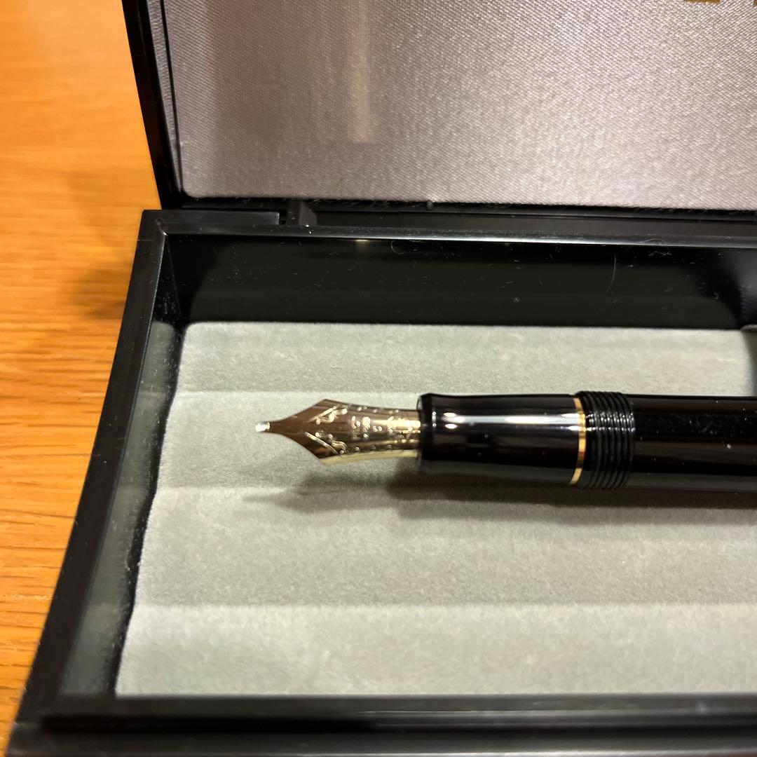 PILOT 万年筆 黒 CUSTOM 74 14K ゴールド　MS