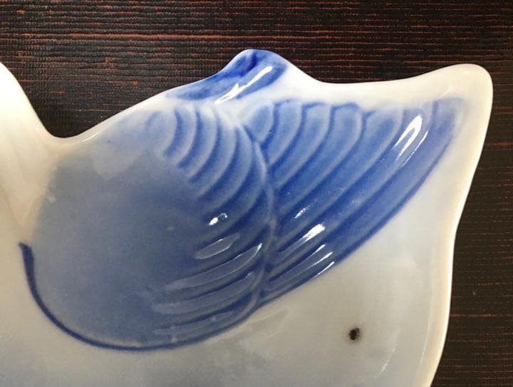 鳩形　皿　アンティーク