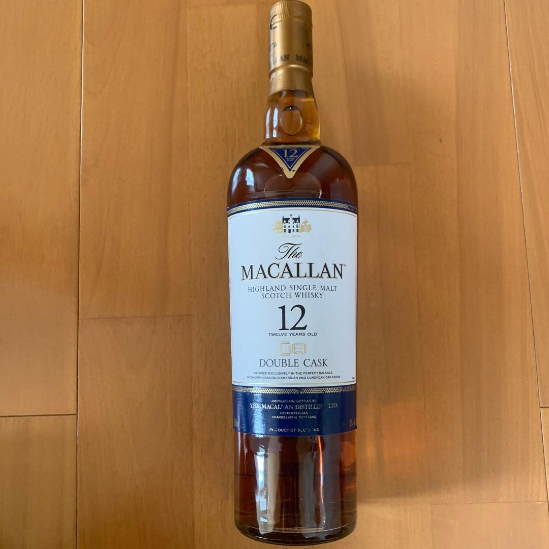 新品未開封ザ マッカラン 12年 ダブルカスク700ml ウイスキー 箱付き