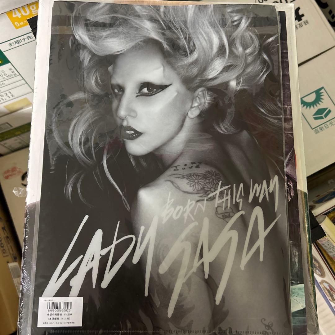 新品　未開封　レディーガガ　写真集　ツアーパンフレット　クリアファイル　ガガ