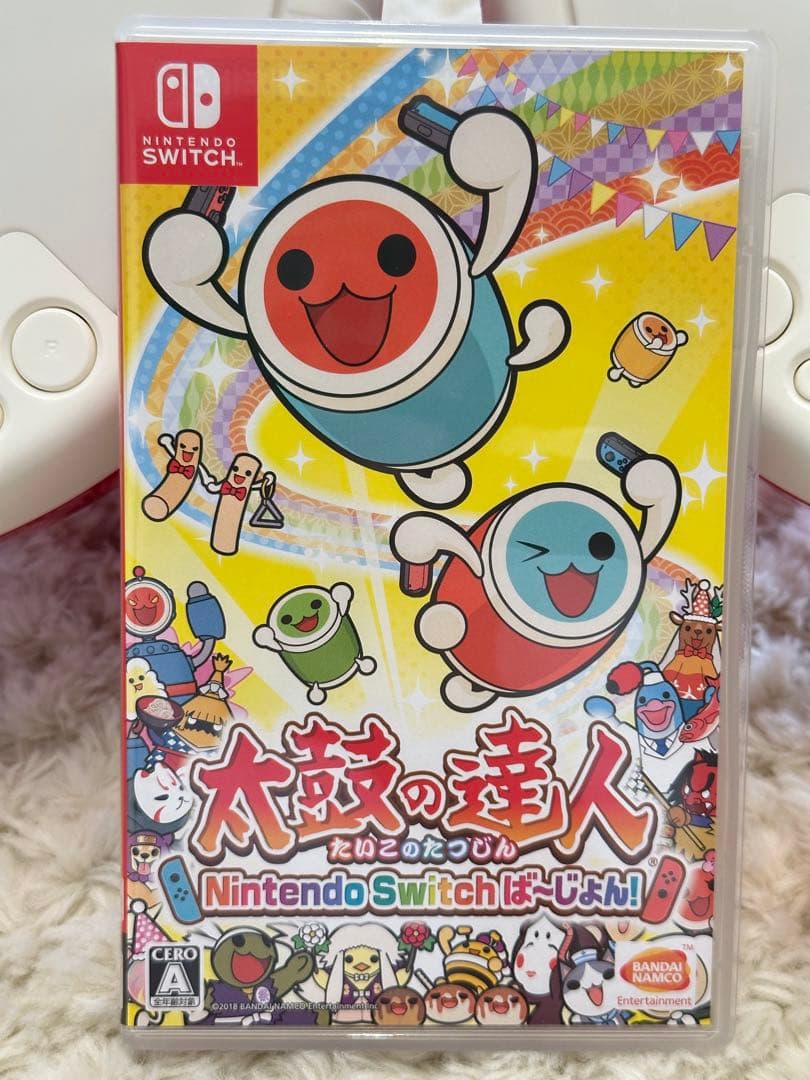 Nintendo Switch 太鼓の達人 ソフト 1つ 太鼓とバチ 2セット