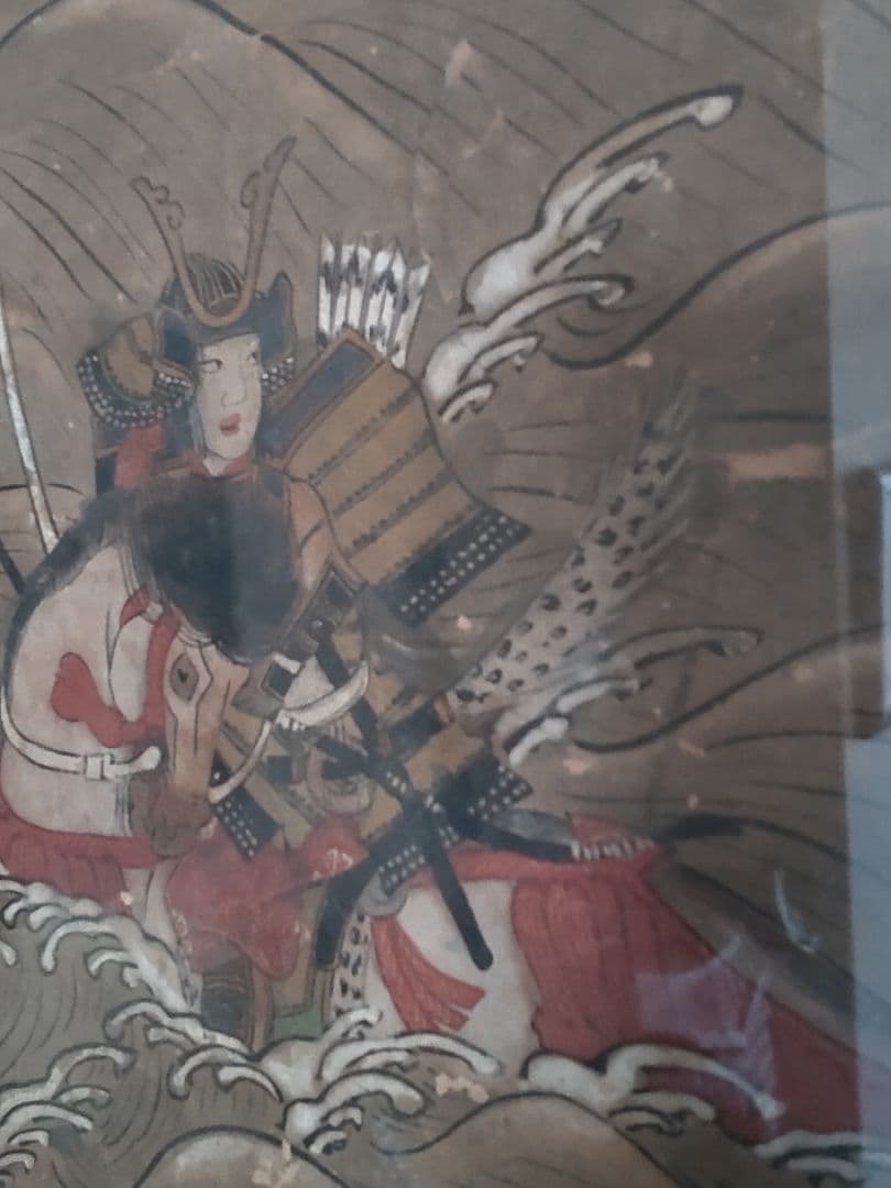 古画源平一ノ谷合戦圖額/江戸時代