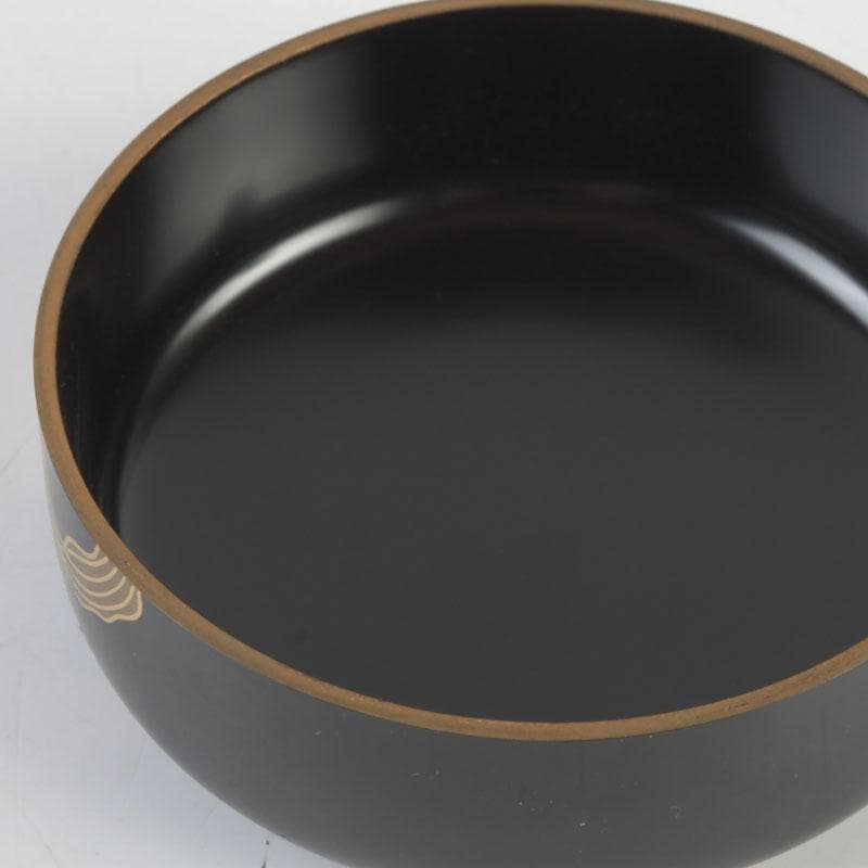 茶道具　奥津一心斎作　螺鈿装飾　蛍蒔絵　棗　共箱　V　9885