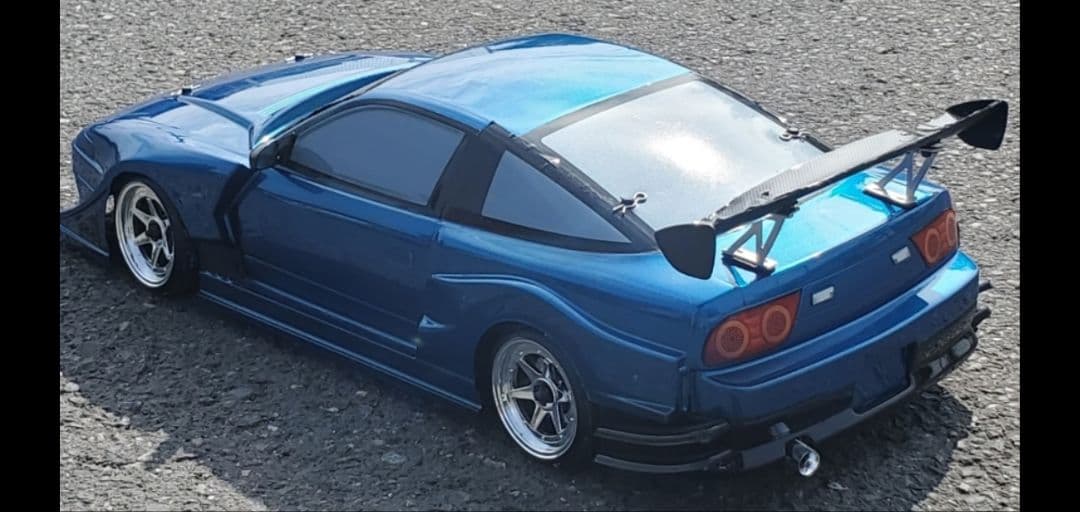 ヨコモTOYO TIRES180SXボディD1デカール付き
