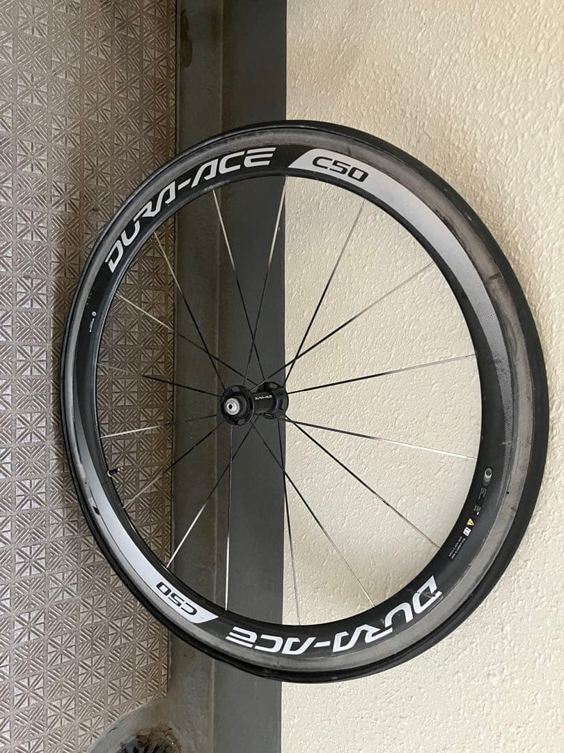 100km未満使用SHINANOシマノDURA-ACEチューブラーホイールC50