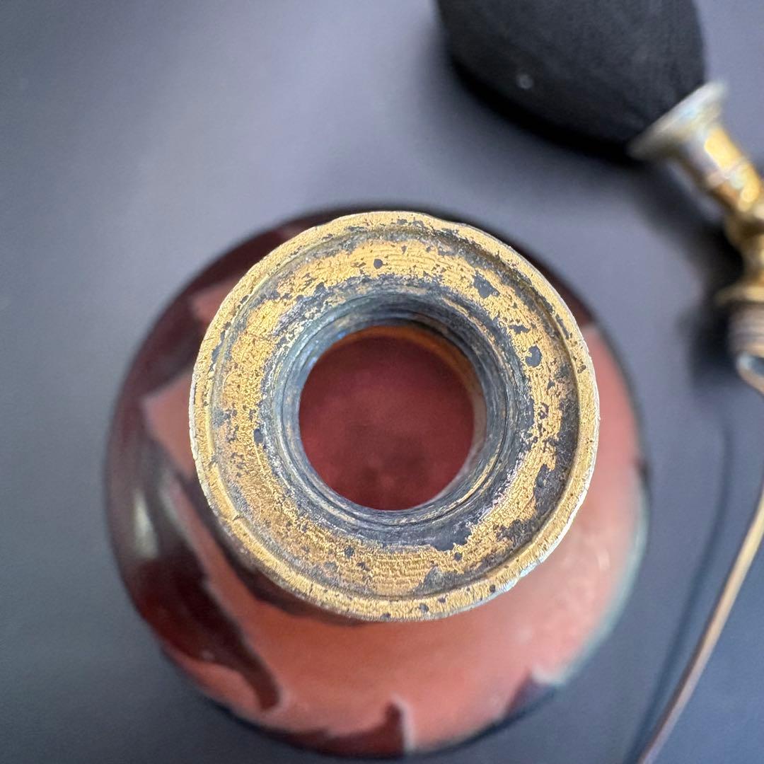 エミールガレ　エミール・ガレ　香水瓶　パフューム　フランス製 本物 ナンシー