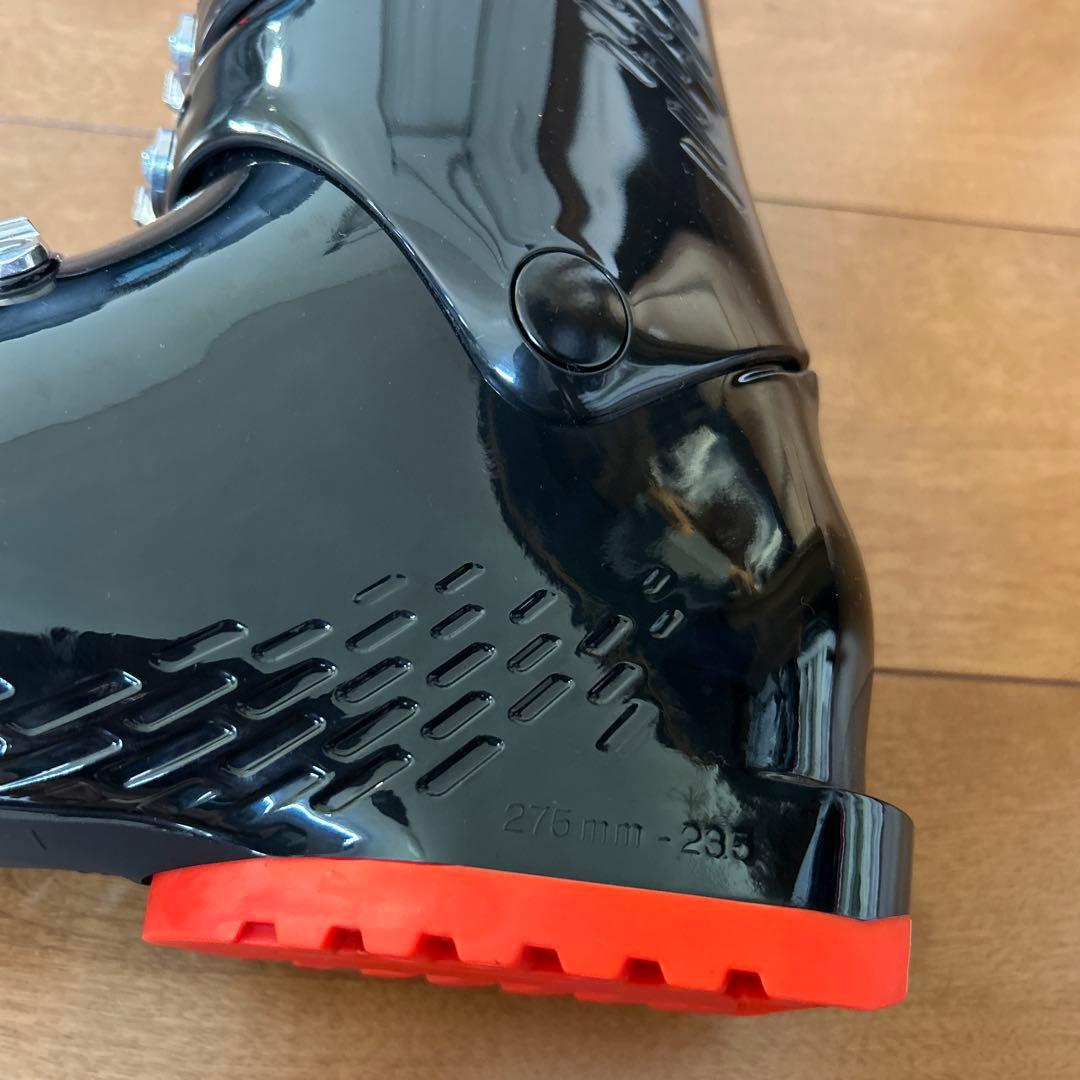 新品！タグ付き！ロシニョール　 スキーブーツ 黒　赤　子供　23.5