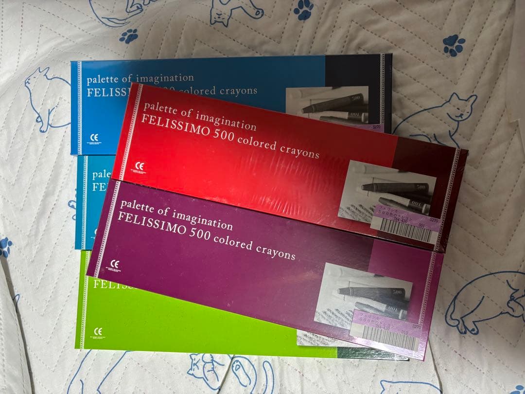 FELISSIMO 500色クレヨンセット