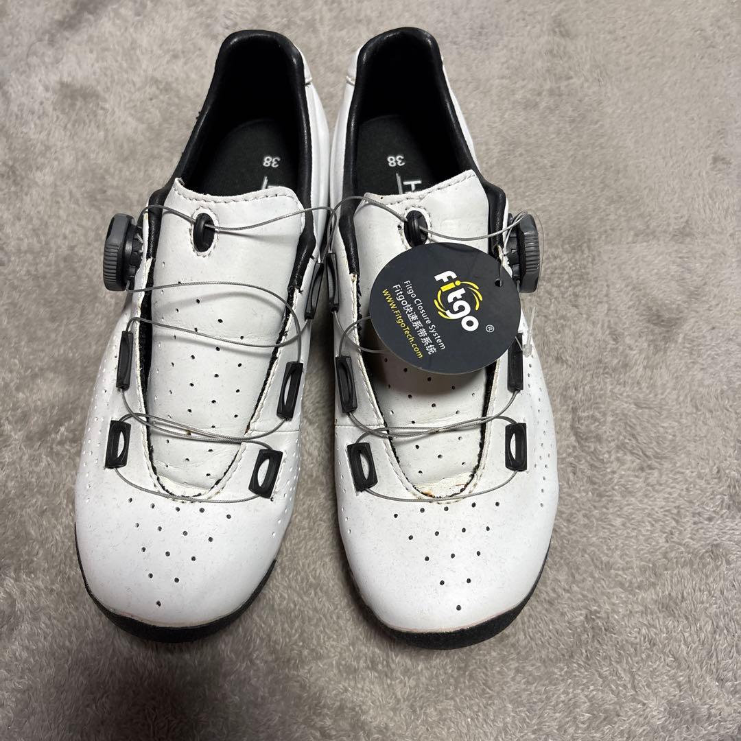 HYPER サイクリングシューズ 38 ホワイト未使用