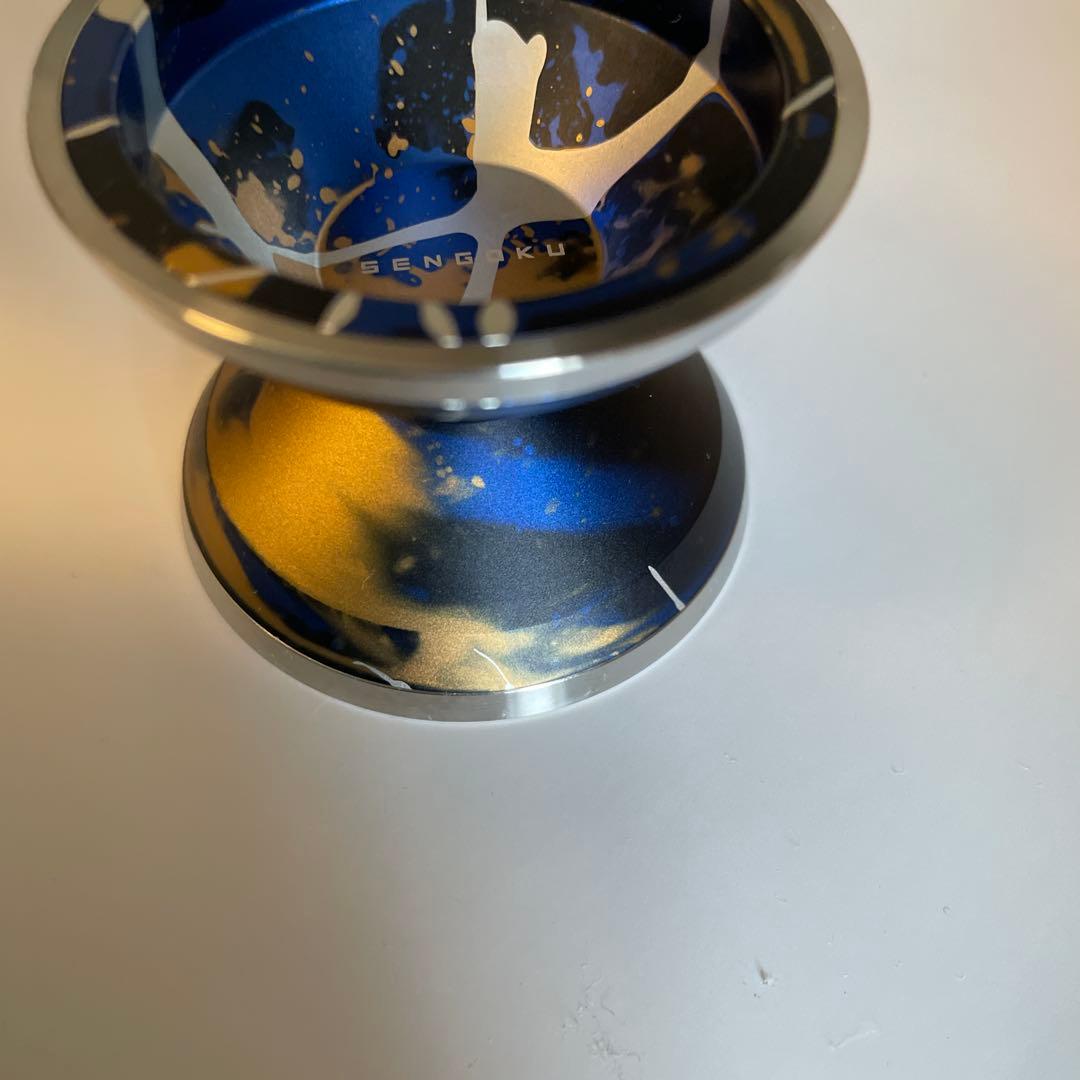 Sengoku 謙信 極　ヨーヨーColor: ブルー / ゴールドリム