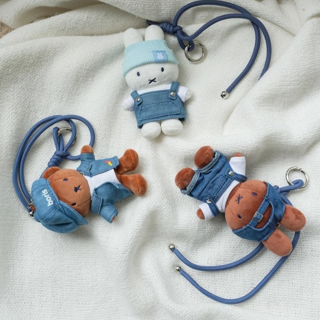韓国限定 ソウル ソンス 聖水 ミッフィー デニムドール キーリング 3点セット