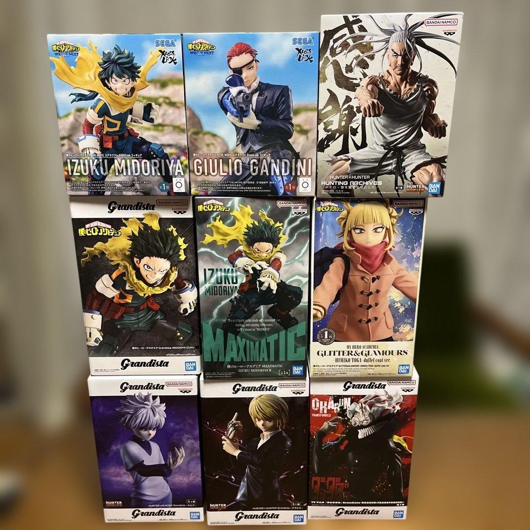 最新１月プライズフィギュア③少年ジャンプ系　まとめ売り　９点