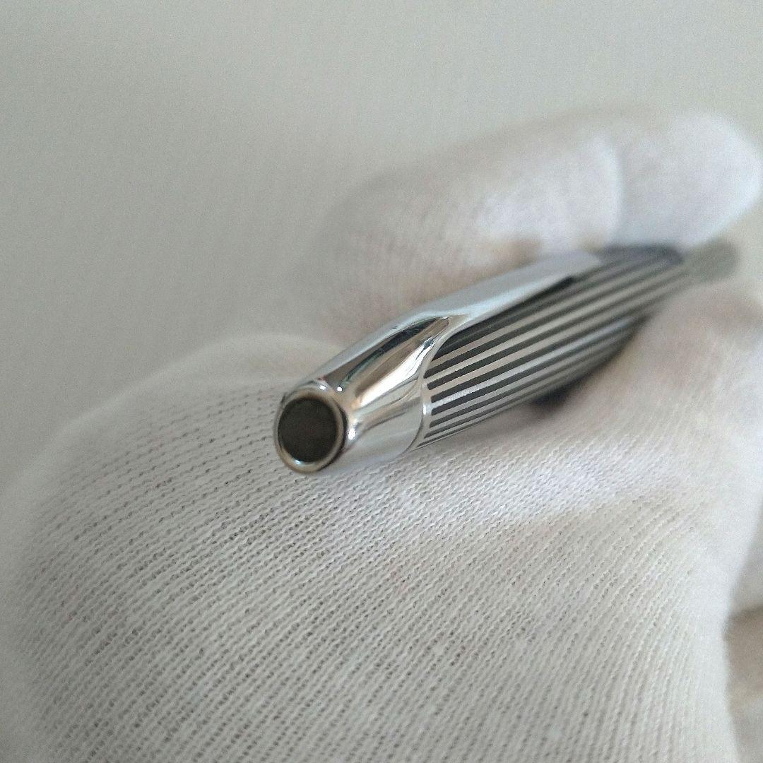 【希少レア】パイロット万年筆　ミュー　μ　ストライプ格子柄