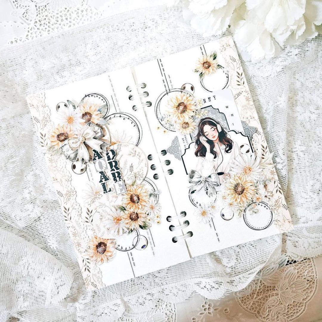 コラージュ素材　紙もの　素材紙　【2059】