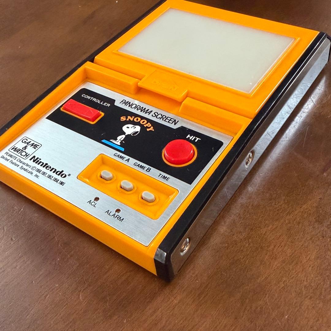 g*5様 美品動作品★任天堂 ゲームウォッチ パノラマスクリーン スヌーピー