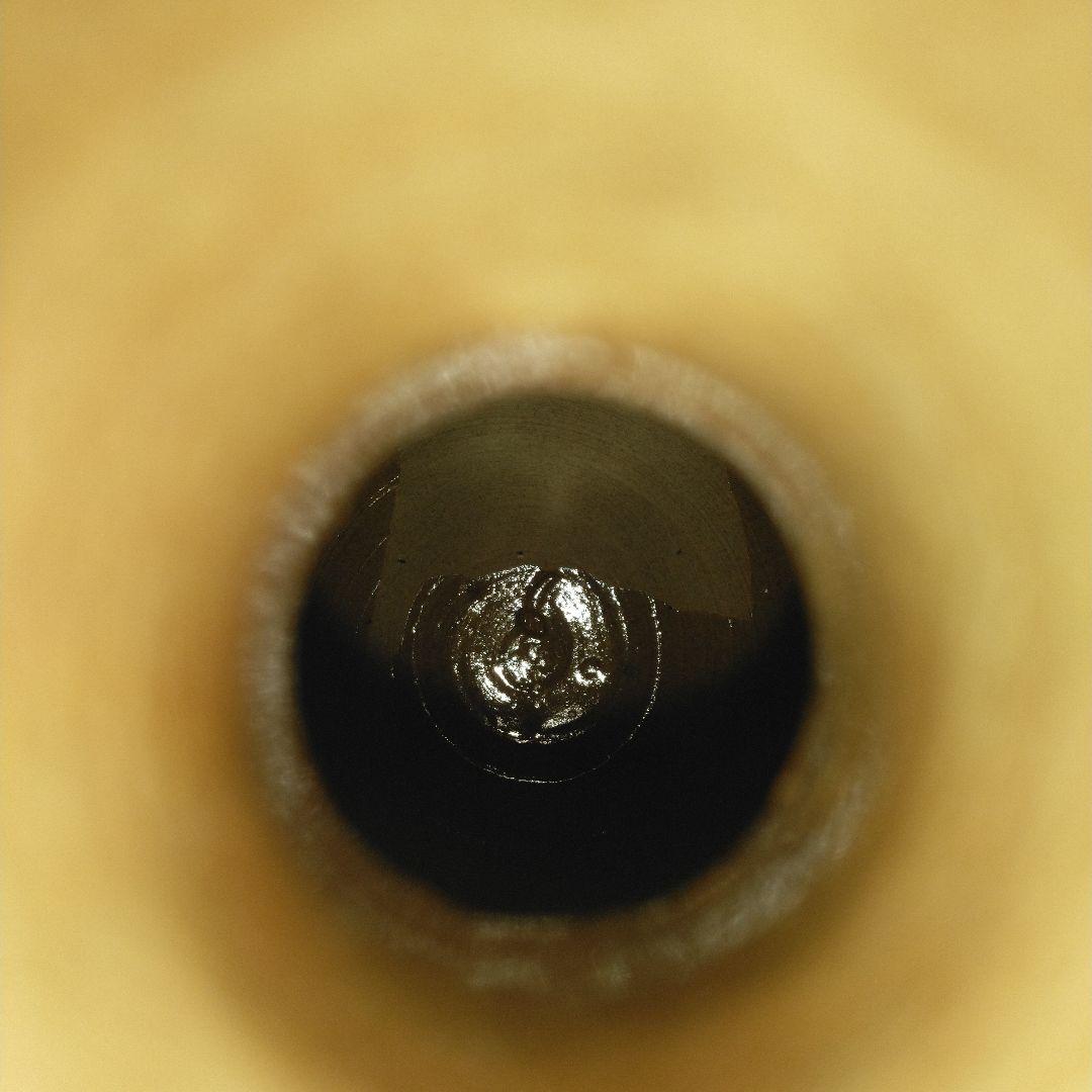 NO652 刷毛目魚文徳利　作家物　銘あり[土丁]