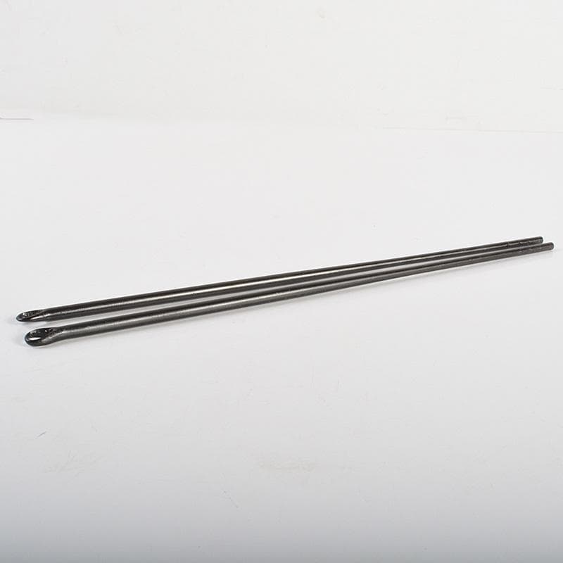 茶道具　御釜師　十二代　加藤忠三郎作　鉄製　美津火箸　共箱　C　6211