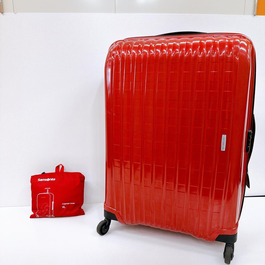 【良品】Samsonite サムソナイト スーツケース スピナー81 レッド