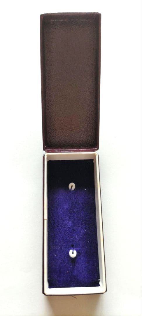 銀 紺綬褒章 略綬 佩用金具 NO718