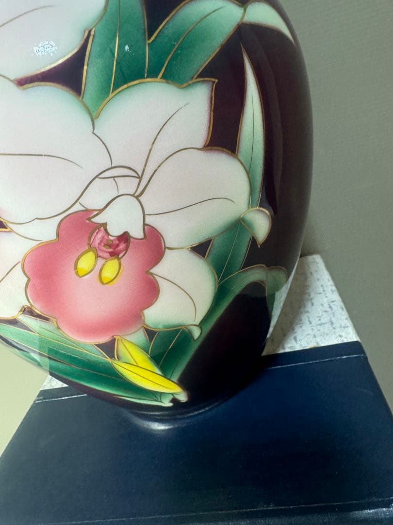 2559 七宝焼　琺瑯　花瓶