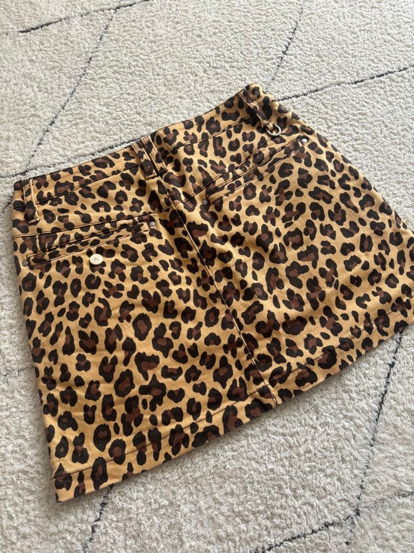 パーリーゲイツ　ヒョウ柄スカート　サイズ1
