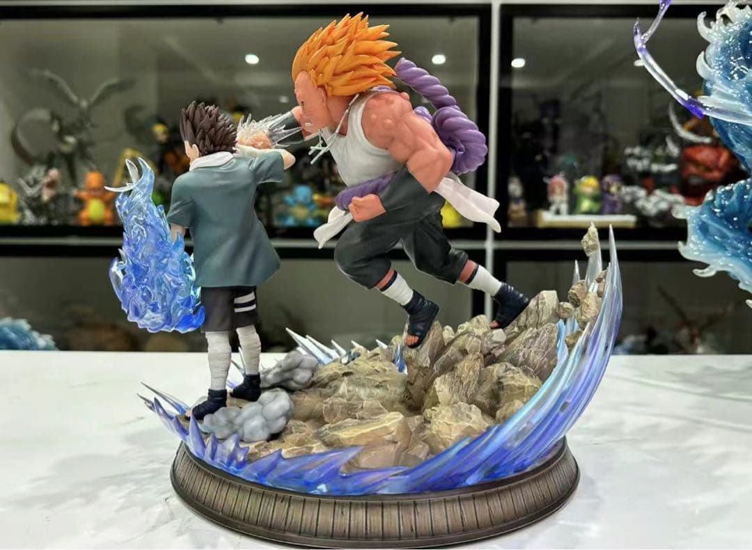 ナルト 秋道チョウジ vs じろうぼう ガレージキット ガレキ スタチュー