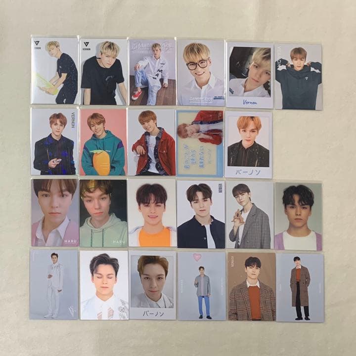 バーノン　SEVENTEEN　VERNON　トレカ　セブチ　エッジコン　チェキ