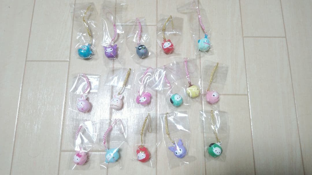 サンリオ　水琴鈴　まとめ売り　未開封　キティ シナモ バツマル クロミ ハンギョ