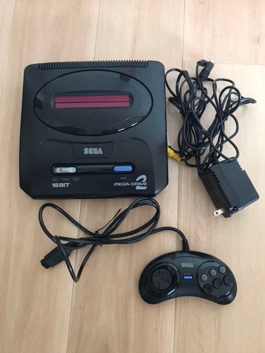 SEGA メガドライブ2 本体＋ソフト7本　セット売り