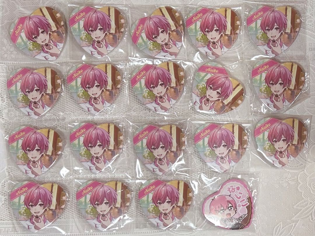 【即購入⭕️】いれいす ないこ バレンタイン ハート缶バッジ