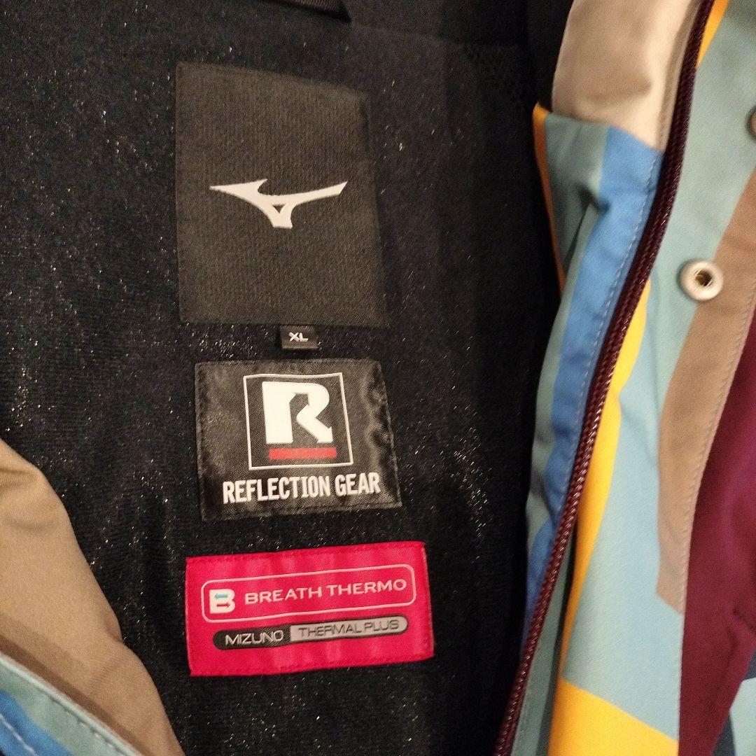 Mizuno マルチカラー スキーウェアXL上下