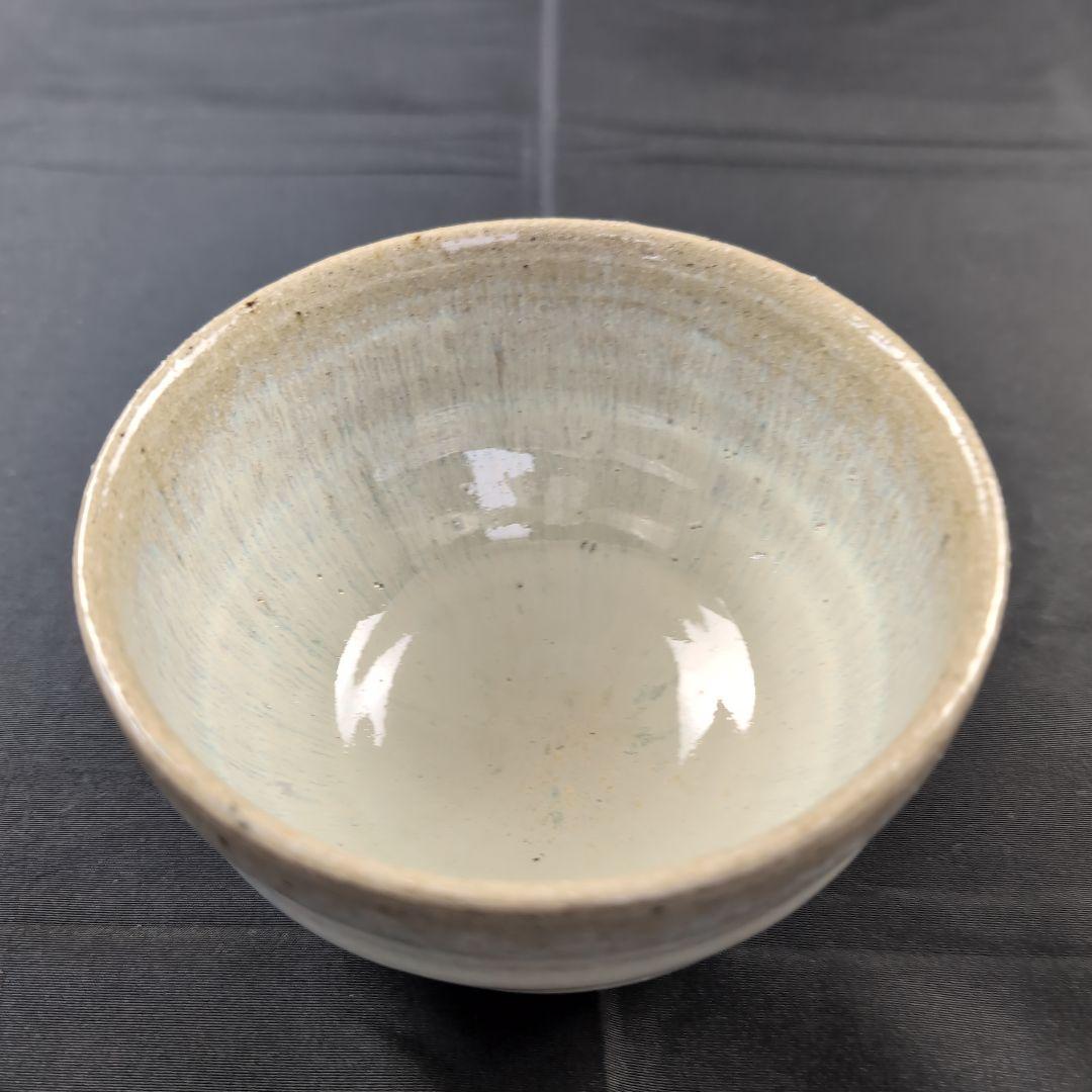 西岡小十 氏作 絵斑唐津茶碗 唐津茶碗 共箱付き