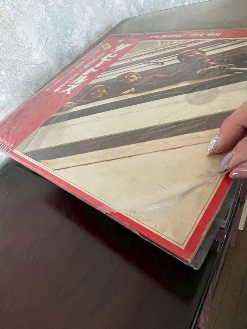 ビートルズ　レア品　赤青　2セット　レコード